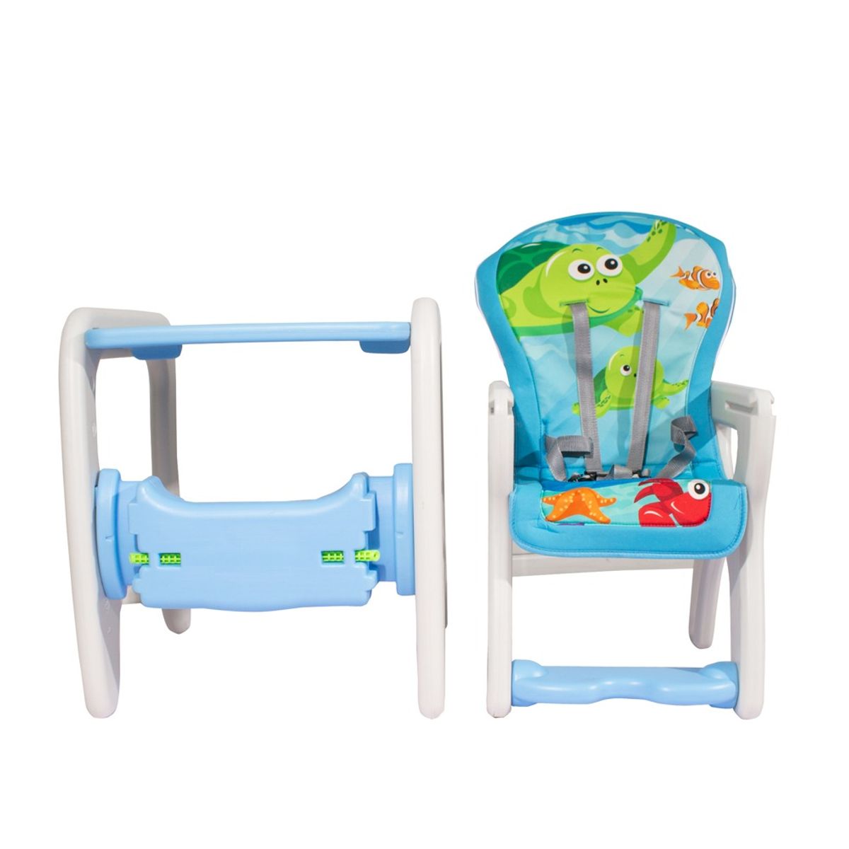 GIOCHI - SILLA DE COMER KINGDOM 3 EN 1 - CELESTE