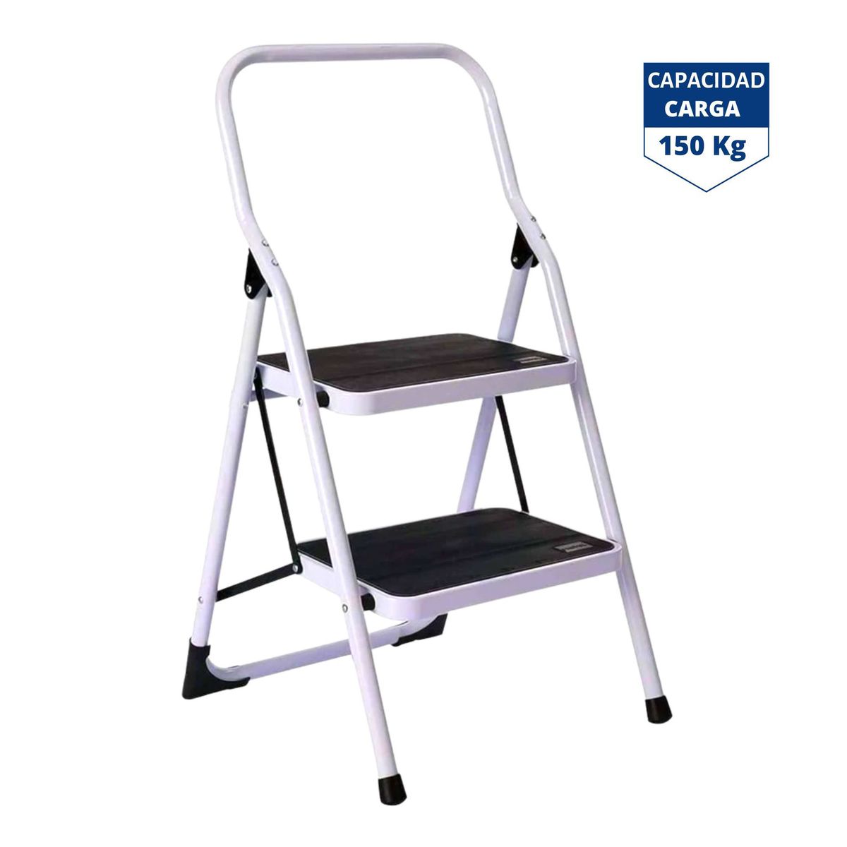 PRETUL - Escalera plegable 2 peldaños 150 kg, Pretul