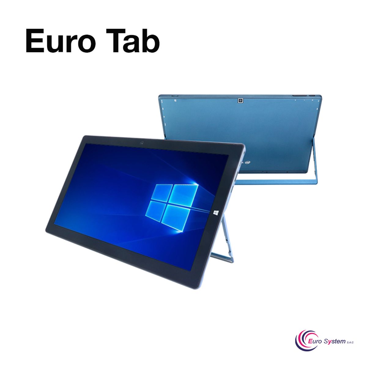 EURO SYSTEM - EUROTAB Tablet 2en1 8gb 128gb ssd azul + teclado + slim pen Windows 11 Pro