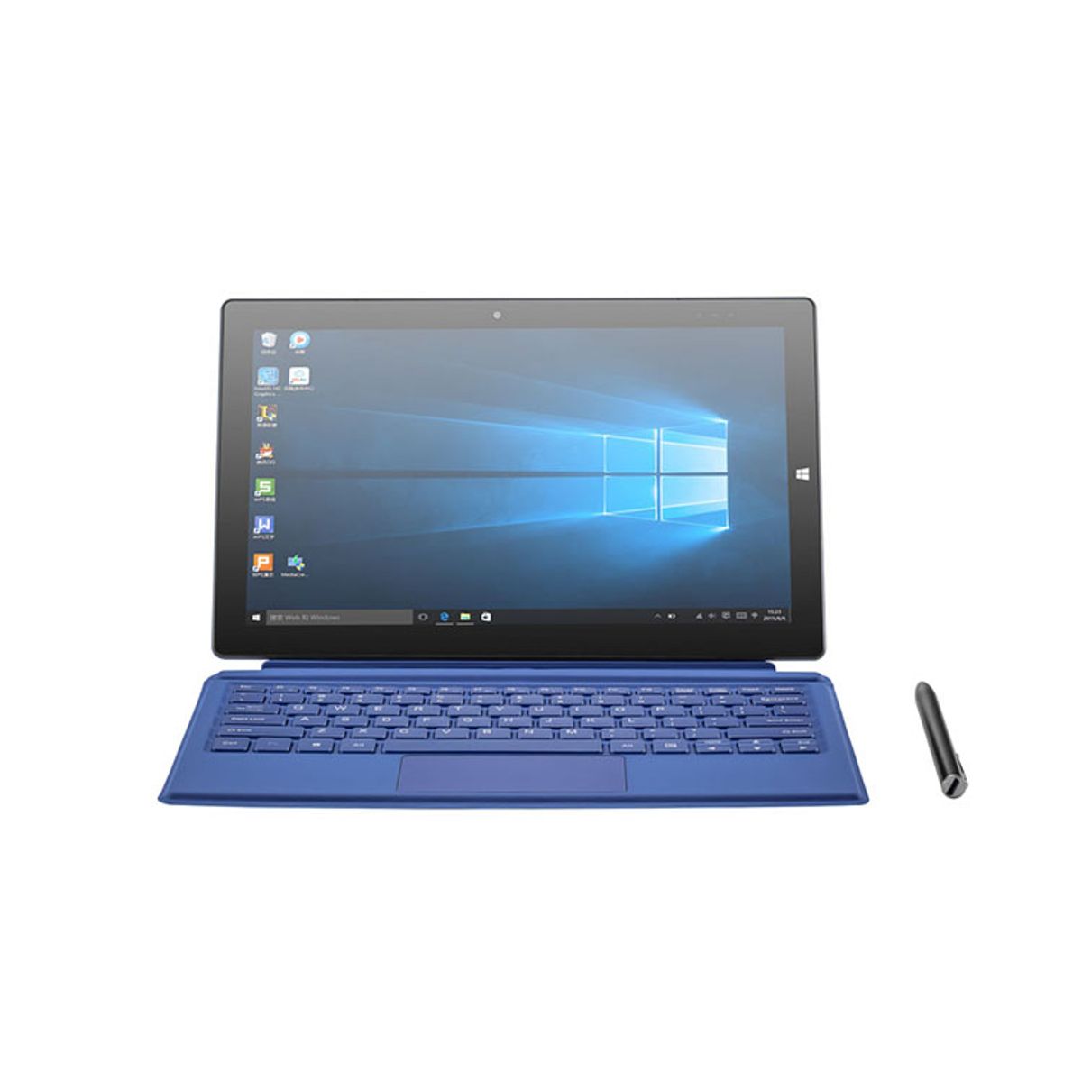 EURO SYSTEM - EUROTAB Tablet 2en1 8gb 128gb ssd azul + teclado + slim pen Windows 11 Pro