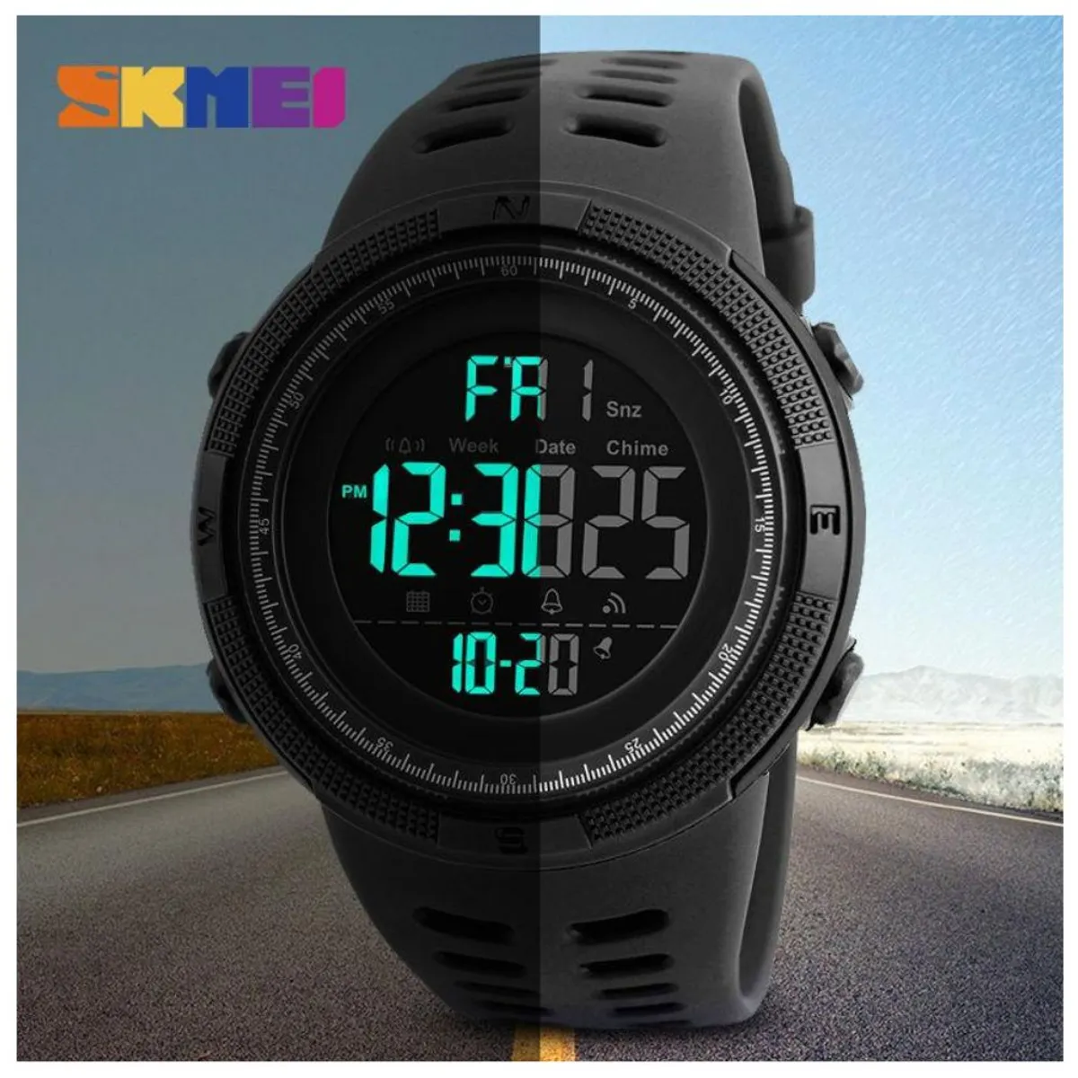 Skmei - Reloj Skmei 1251 Deportivo Digital Negro