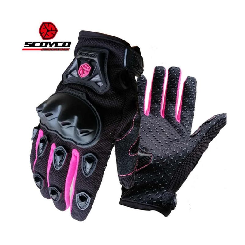 SCOYCO - Guantes Antideslizantes Motociclista Scoyco MC29 Talla L Ros