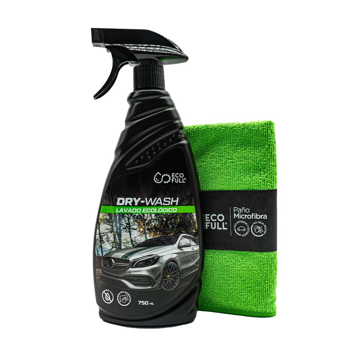 ECO FULL - DUO ECOLÓGICO DRY-WASH más JUEGO DE PAÑOS