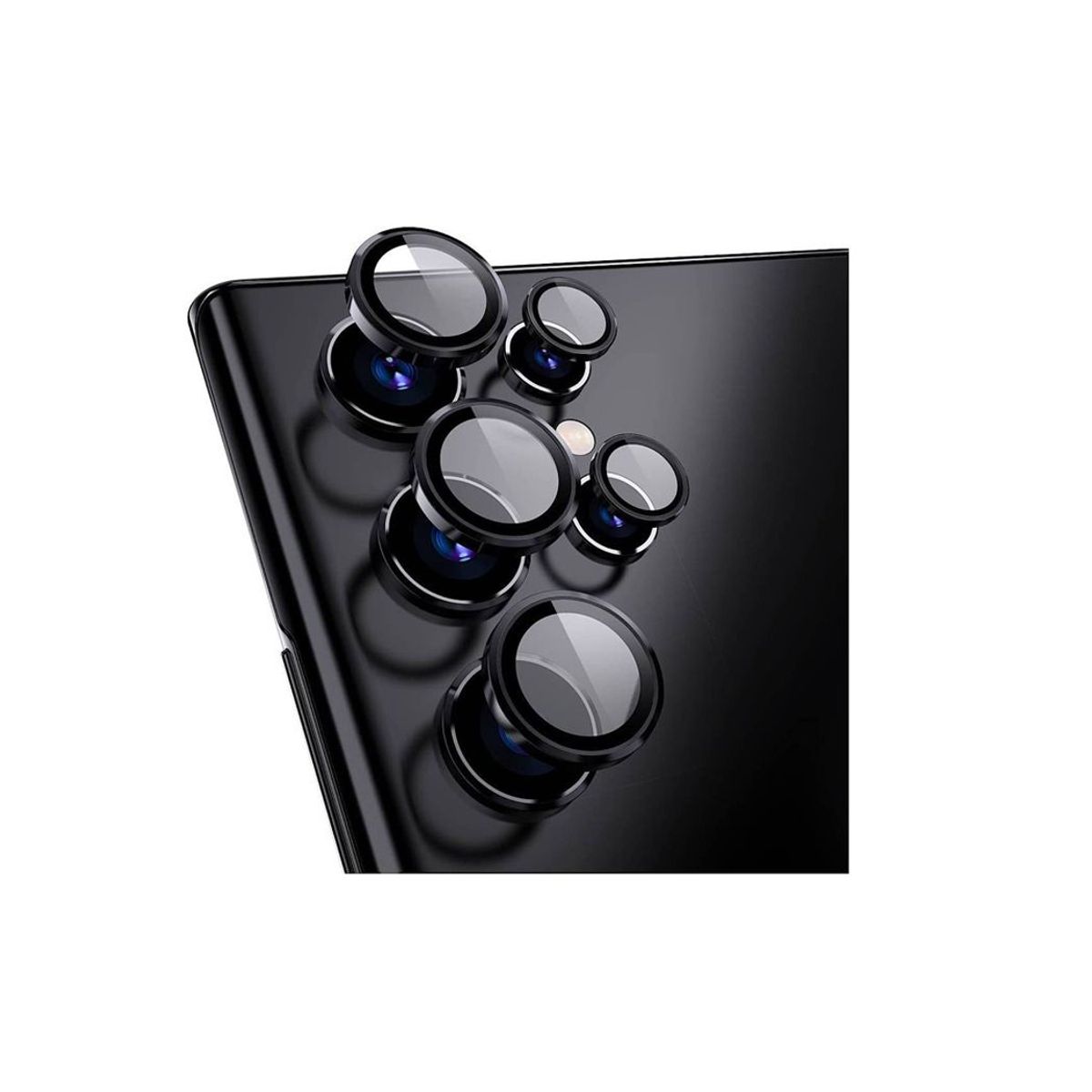 GENERICO - Protector de Lente para Samsung S23 Ultra Negro
