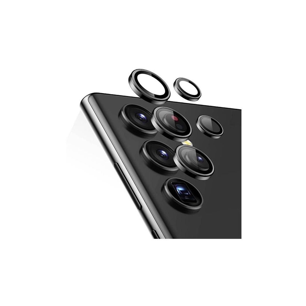 GENERICO - Protector de Lente para Samsung S23 Ultra Negro