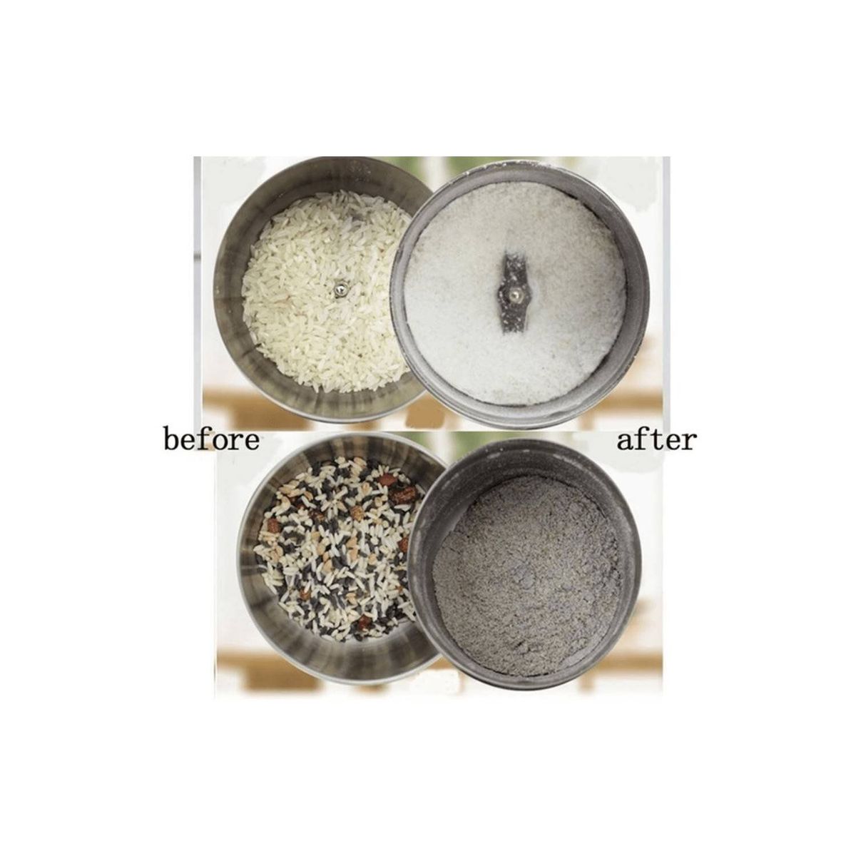 UNIVERSAL - Molinillo Eléctrico de 4 Aspas Triturador de Ca