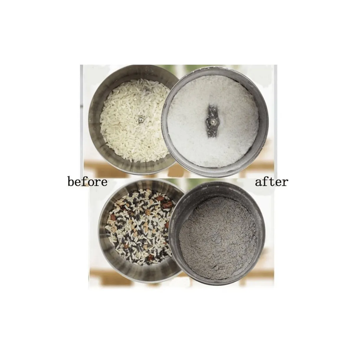 UNIVERSAL - Molinillo Eléctrico de 4 Aspas Triturador de Ca