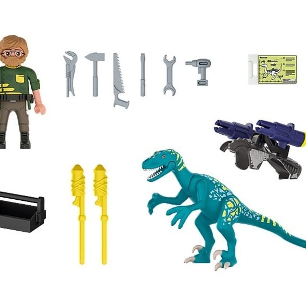 PLAYMOBIL - Playmobil Dino Rise Armamento para la Batalla