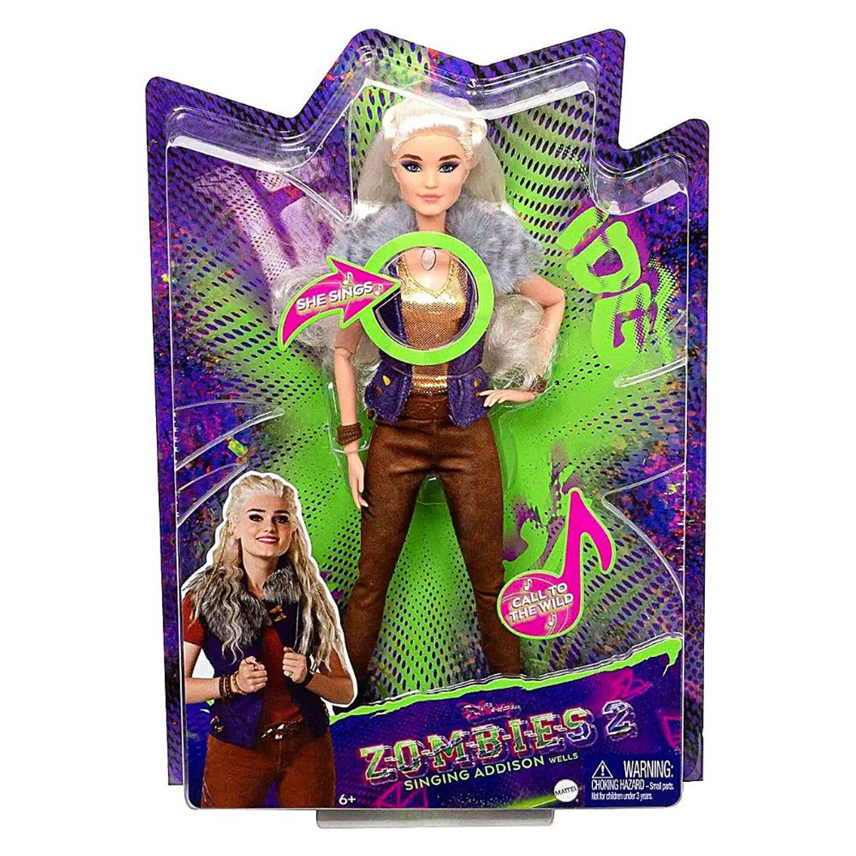 MATTEL - Muñeca Mattel Addison Musical Zombies 2