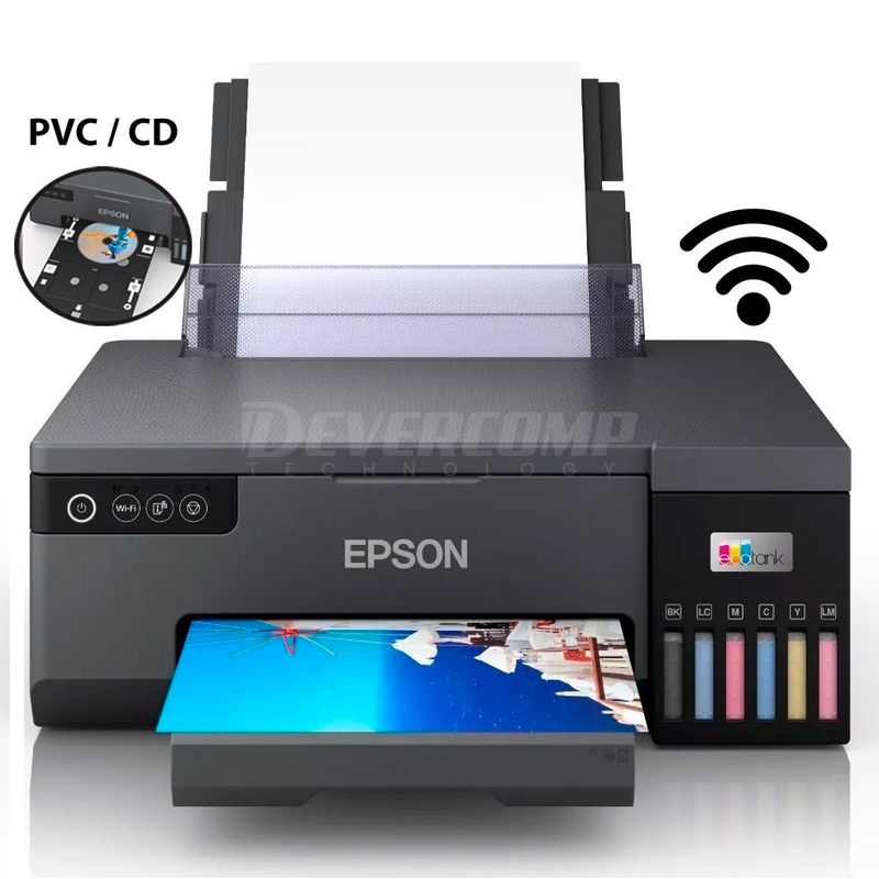 EPSON - Impresora Epson L8050 Fotografica CD PVC Wifi