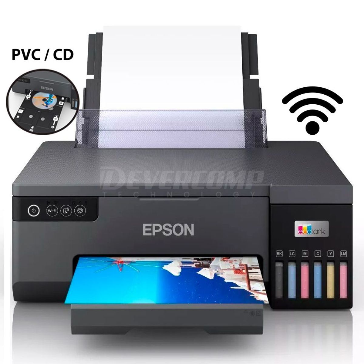 EPSON - Impresora Epson L8050 Fotografica CD PVC Wifi