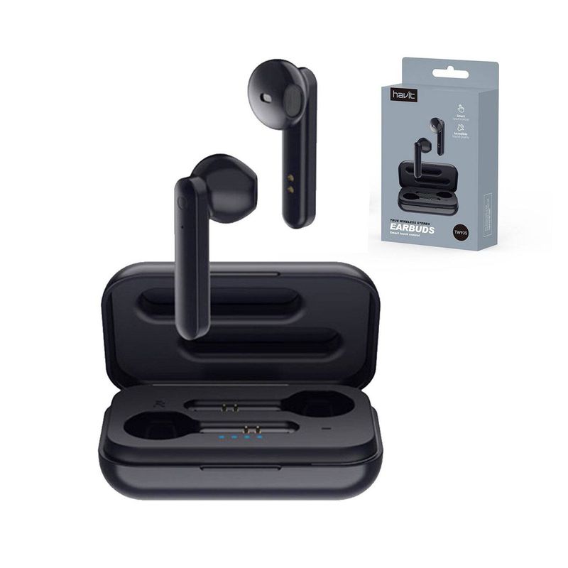 HAVIT - Auricular Inalámbrico TW935 Bluetooth Negro