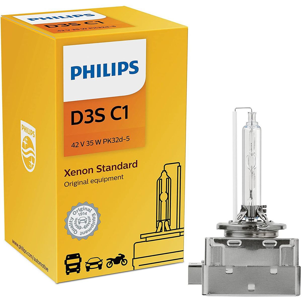 PHILIPS - Foco Philips D3s Standard Xenarc Xenon Bi-xenon
