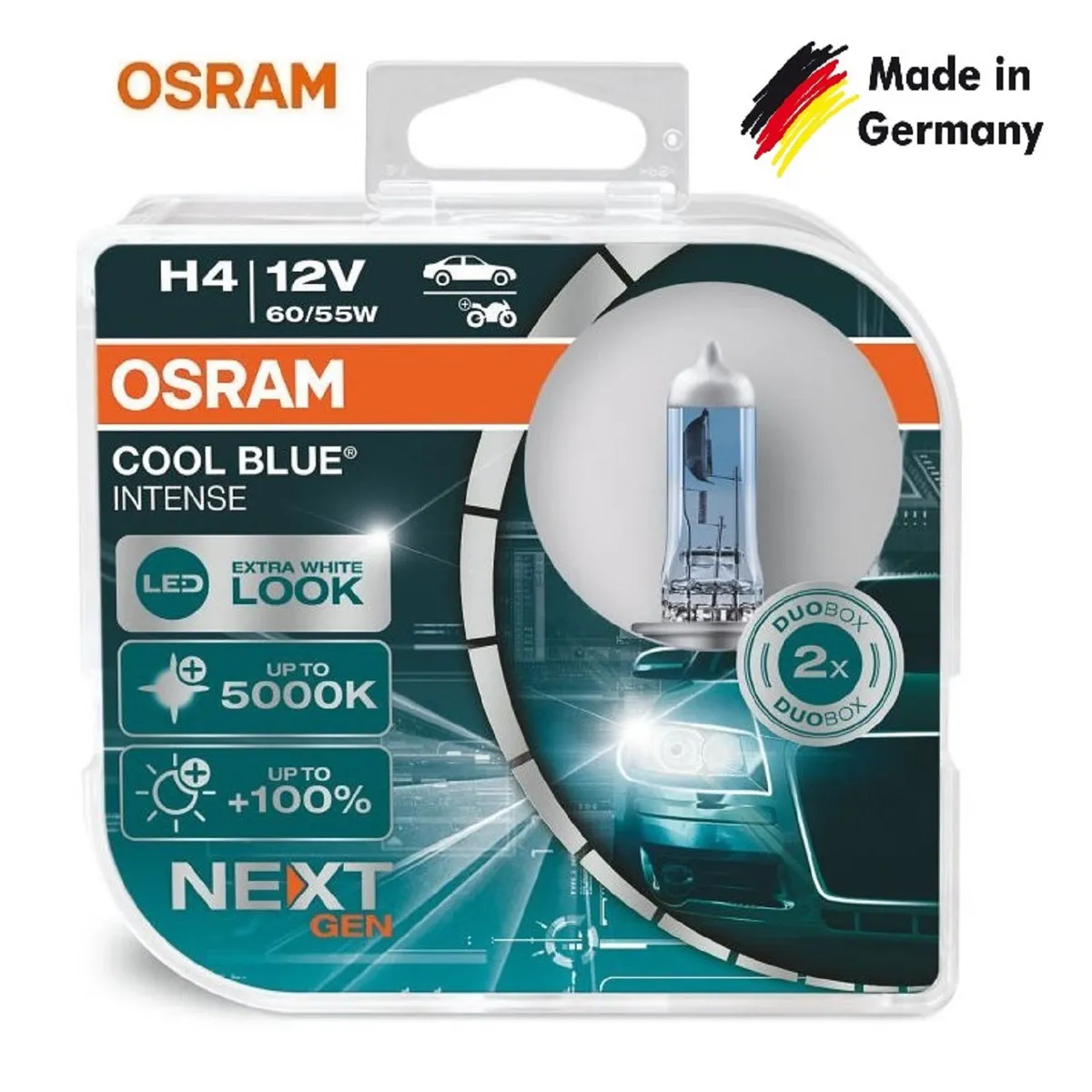OSRAM - Foco Osram H4 Cool Blue Intense Next Generation