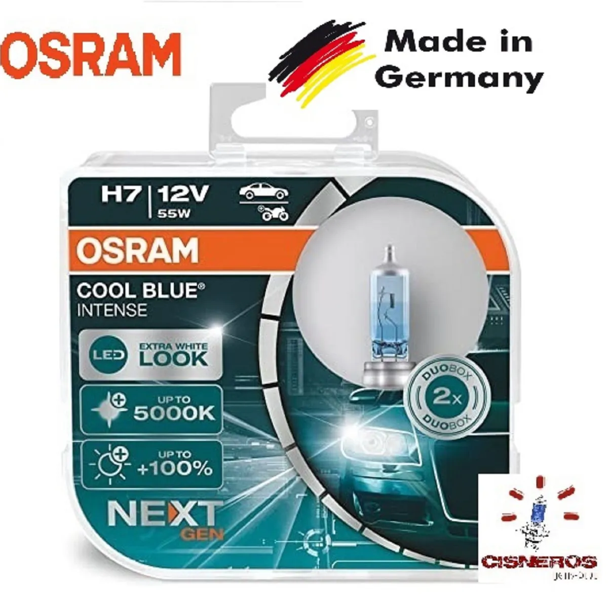 OSRAM - Foco Osram H7 Cool Blue Intense Next Generation