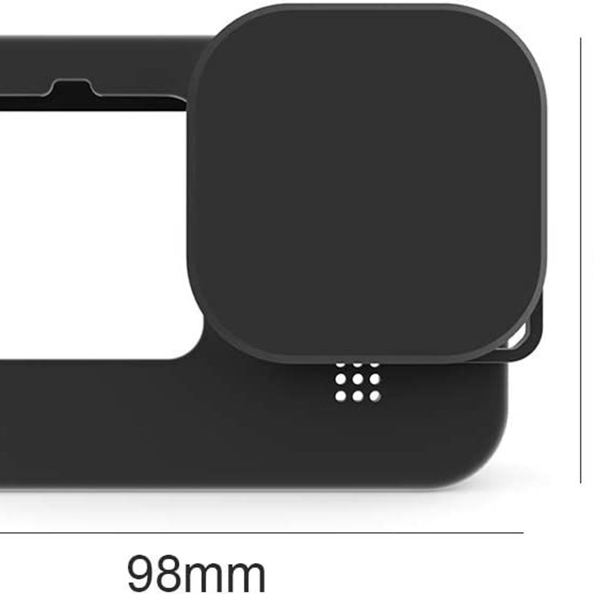 GENERICO - Case pase GoPro Hero 11, 10, 9 PROTECTOR DE SILICONE