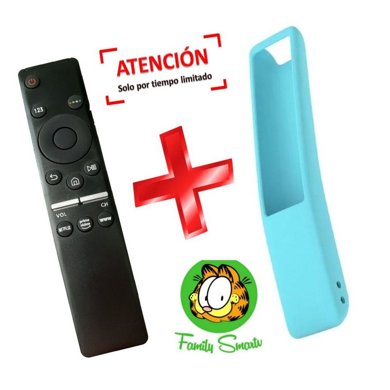 GENERICO - Control Remoto Samsung Smart Bn59-01259b  Funda Turquesa
