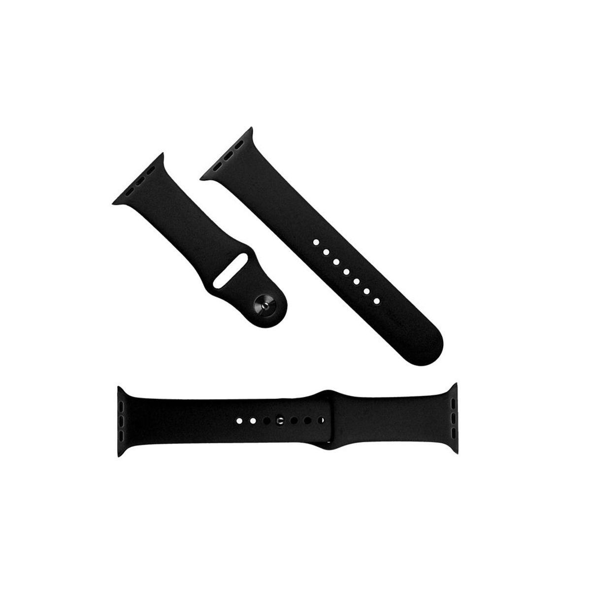GENERICO - Correa de Silicona para Apple Watch 42 / 44 / 45 / 49mm Negro