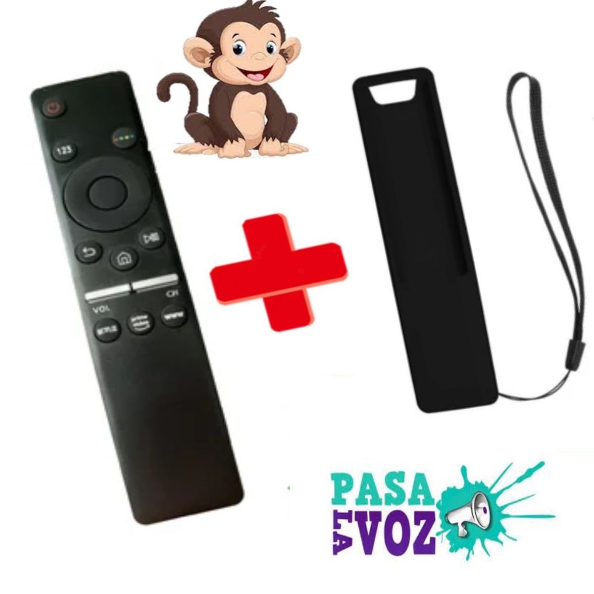 GENERICO - Control Remoto Samsung Smart Bn59-01259b  Funda Negra