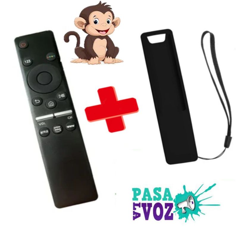 GENERICO - Control Remoto Samsung Smart Bn59-01259b  Funda Negra