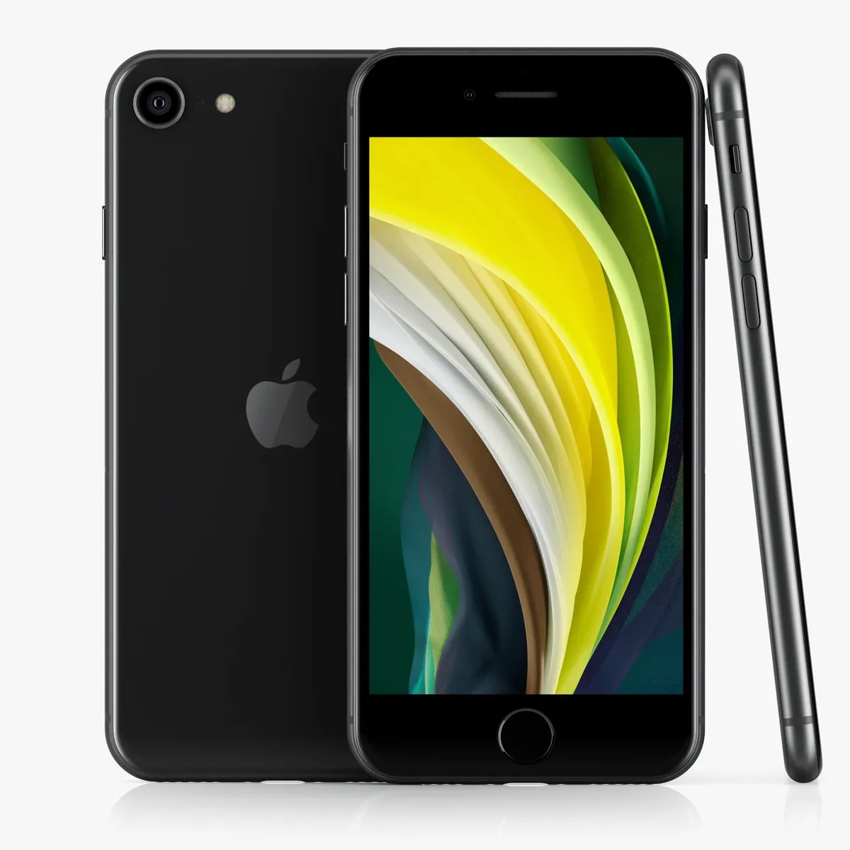 APPLE - iPhone SE 2020, 64GB, Grado A,  ENTREGA INMEDIATA, Negro . Reacondicionado