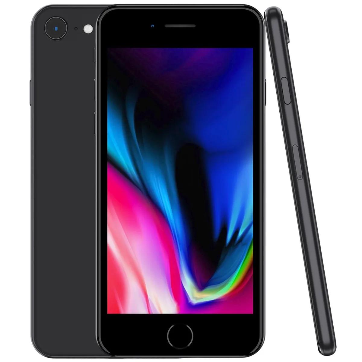 APPLE - iphone 8 64gb, Bateria 100%, Grado A, ENVIO INMEDIATO, Negro Reacondicionado