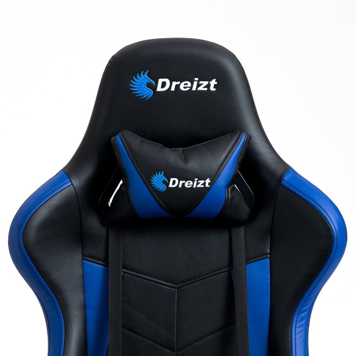 DREIZT - Silla Gamer Dreizt Apolo Series Azul 180° Alta Calidad con Posapies