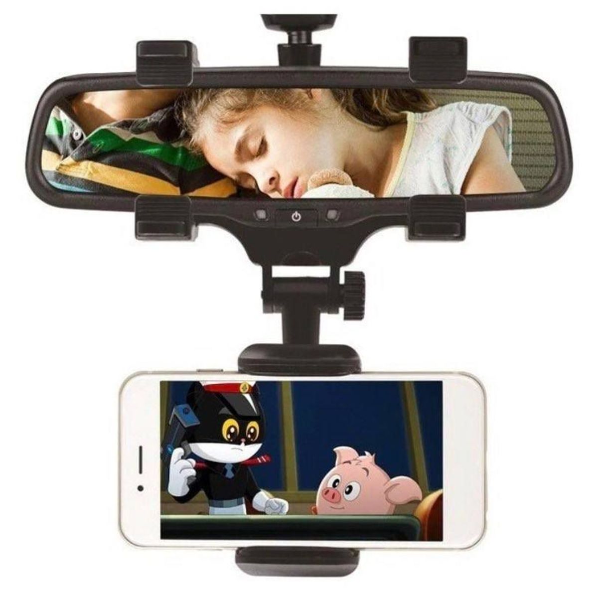 ANKAFA IMPORTACI?N - Soporte Celular Auto Porta Celular Auto Retrovisor Universal