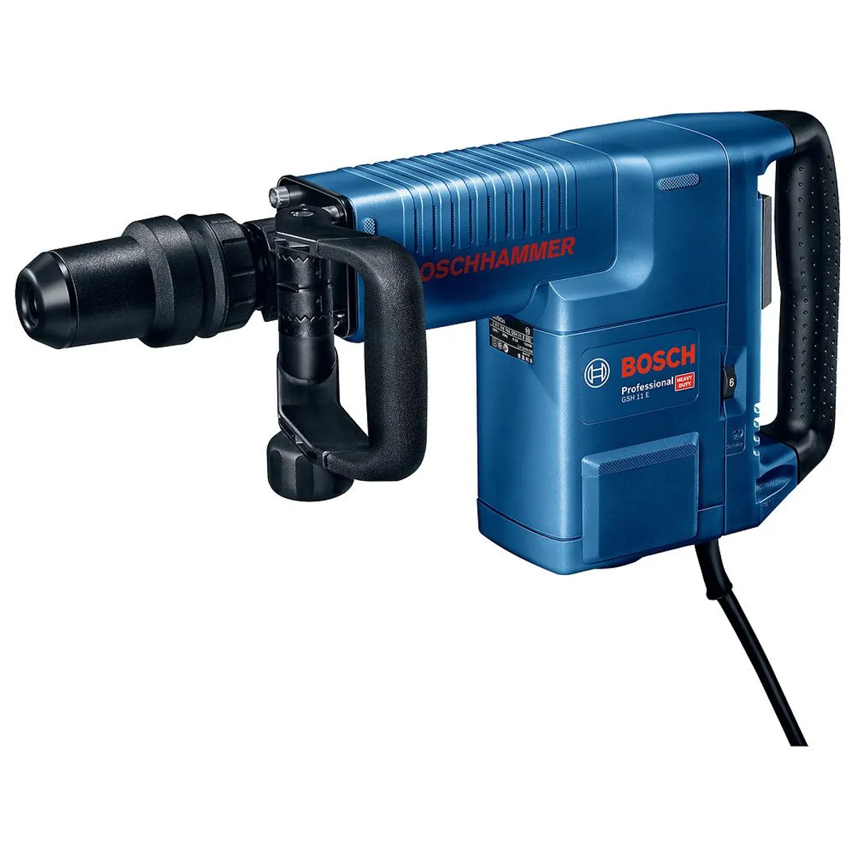 BOSCH - Martillo demoledor Bosch GSH 11 E 1500W con maletín y 4 cinceles