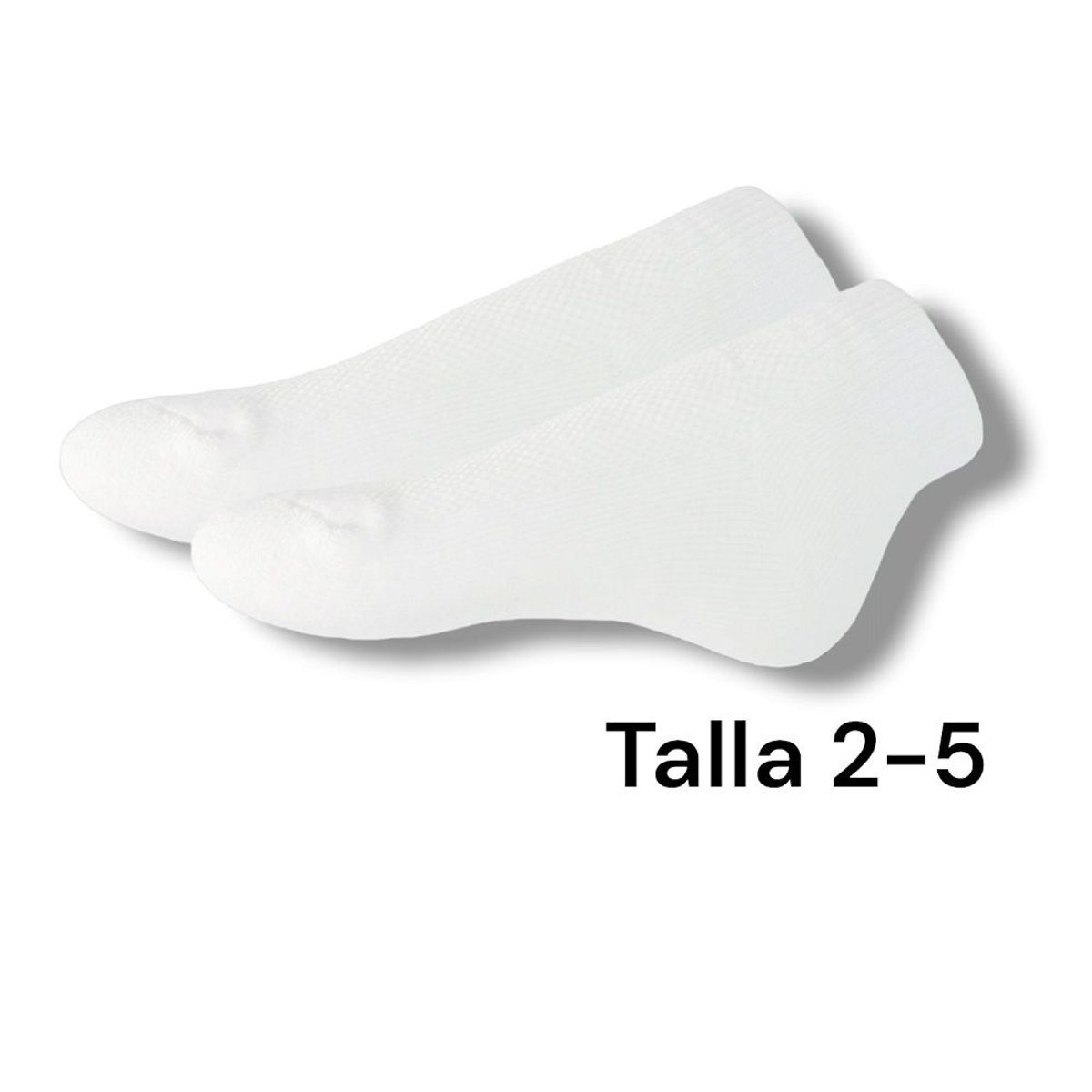 GENERICO - Medias Tobilleras de Algodón Peruano para Niños - Pack de 6 pares