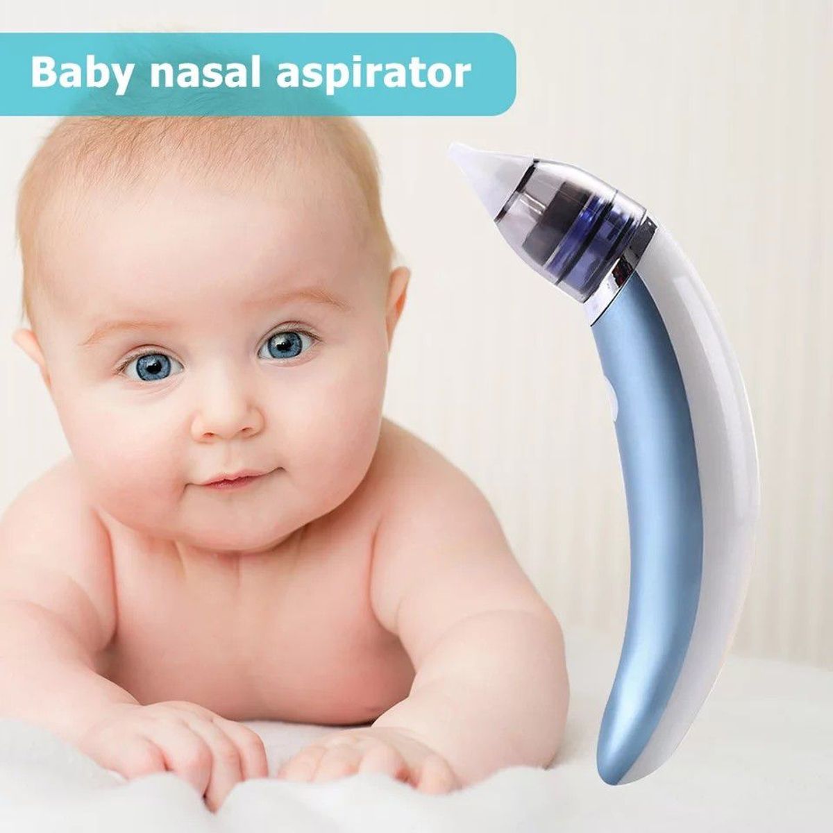 GENERICO - Aspirador o succionador eléctrico nasal para bebe NIÑO
