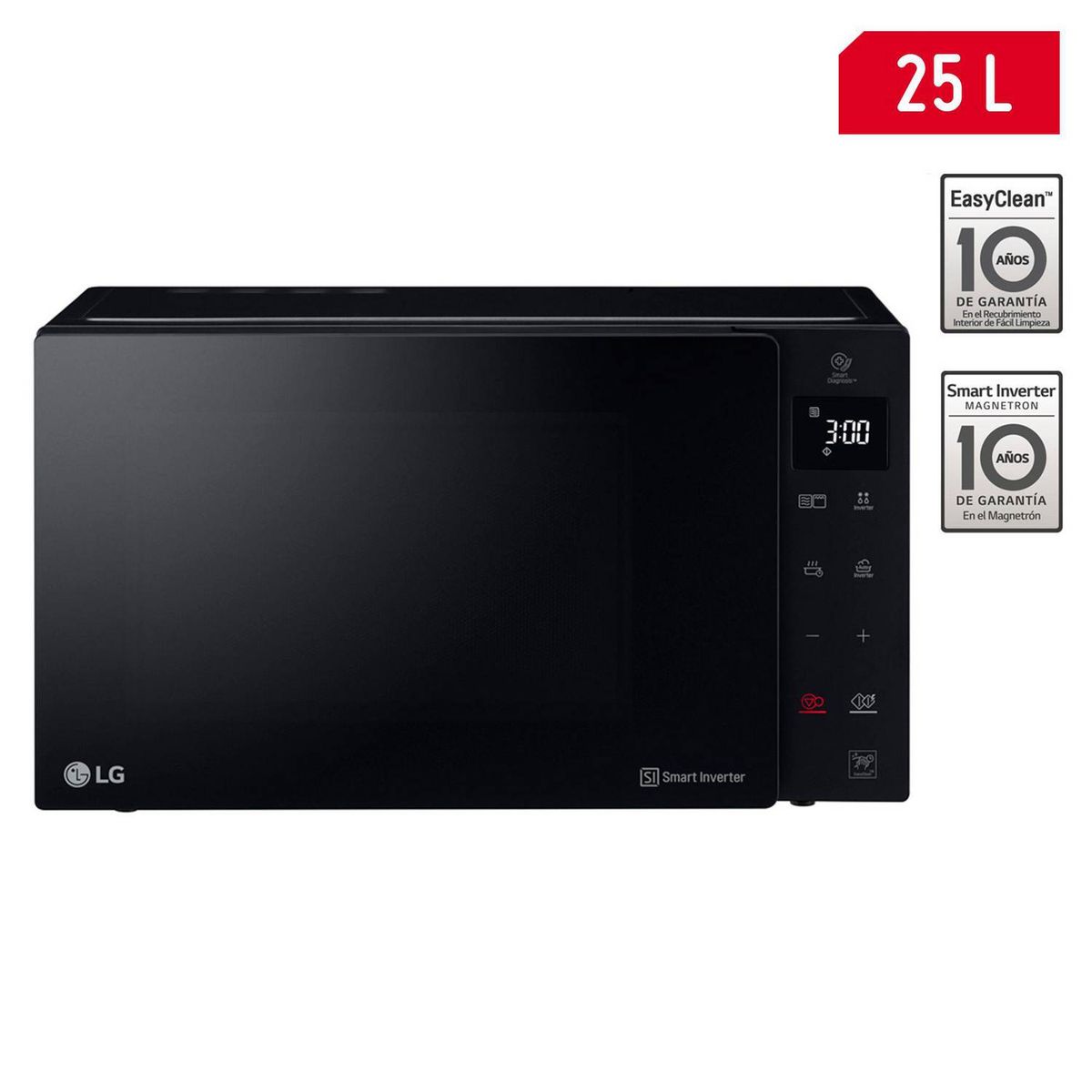 LG - Horno Microondas LG MS2536GIS 25L  - Negro