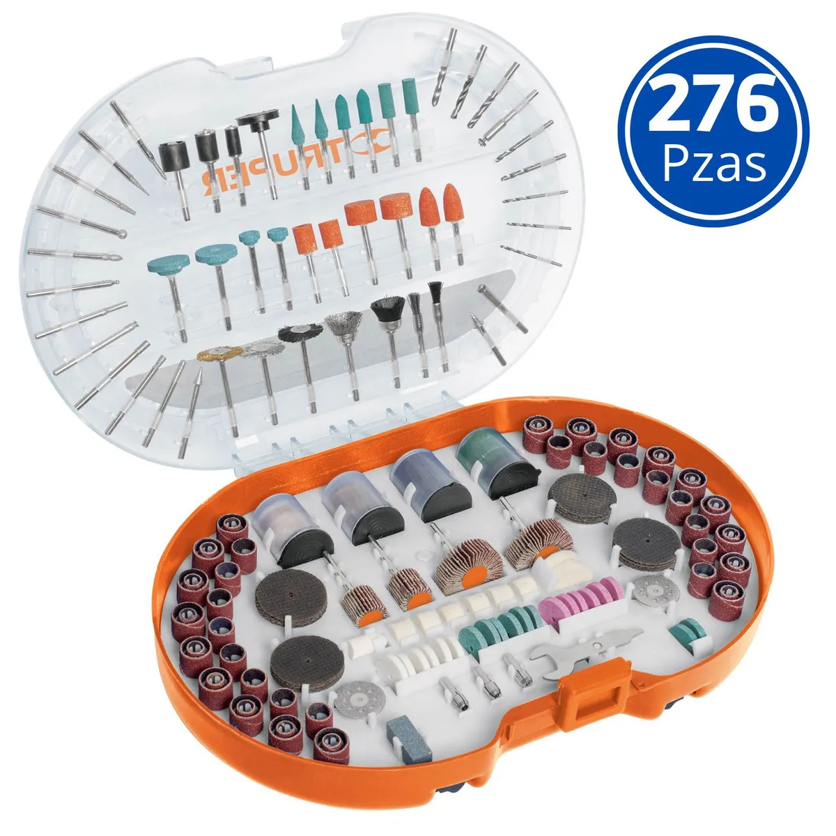 TRUPER - Accesorios herramienta multipropósito rotativa 276 Piezas