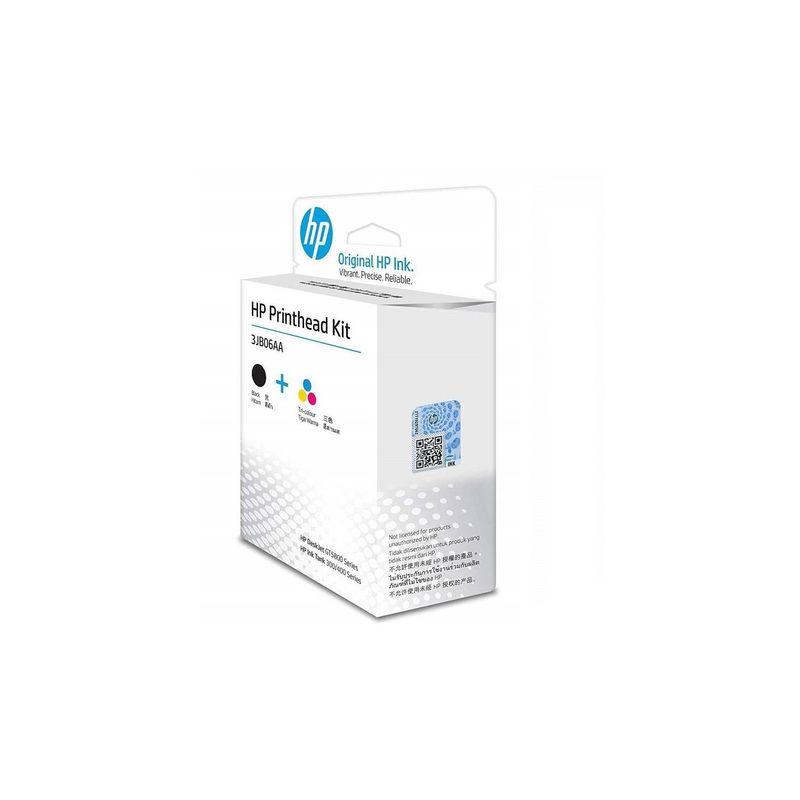 HP - KIT Cabezal HP 3JB06AA GT5820 / 5810 / 315 / 415 NEGRO + COLOR