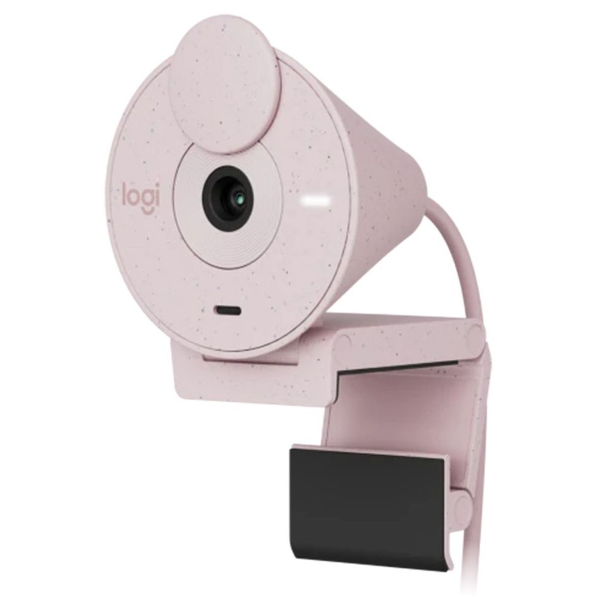 LOGITECH - Camara Logitech Brio 300 Fhd 1080p con Modo Privacidad - Rosado