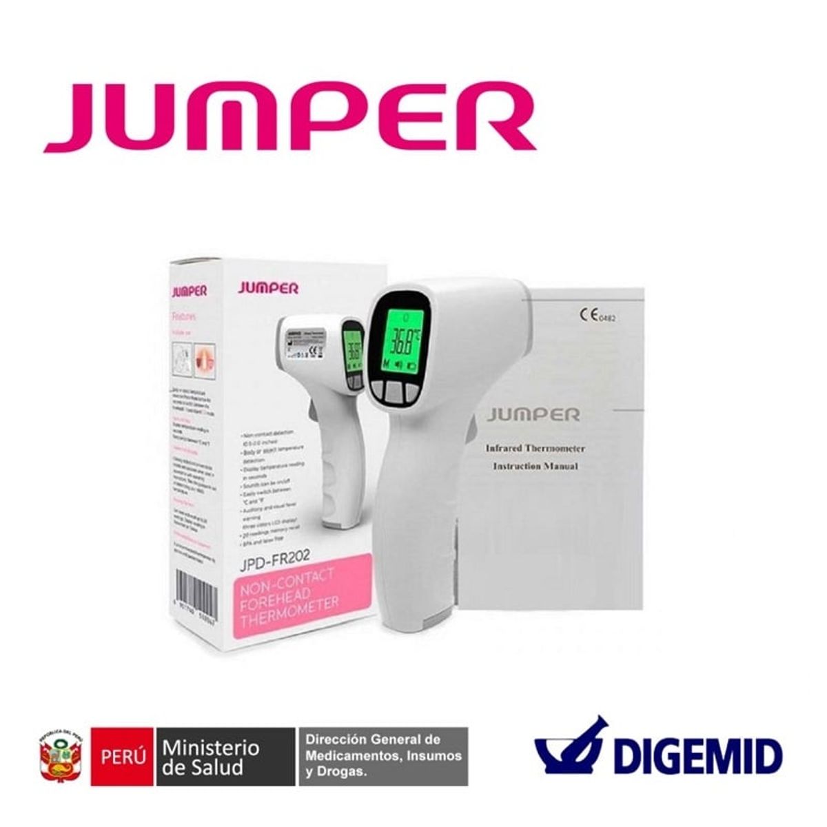 JUMPER - TERMOMETRO INFRARROJO JUMPER