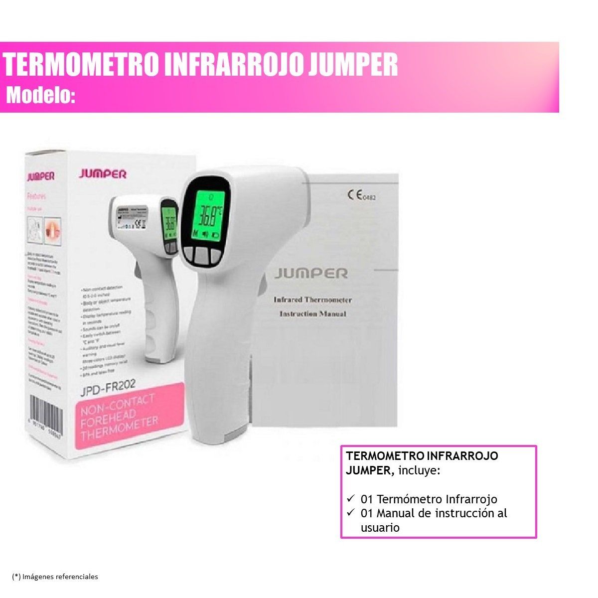JUMPER - TERMOMETRO INFRARROJO JUMPER