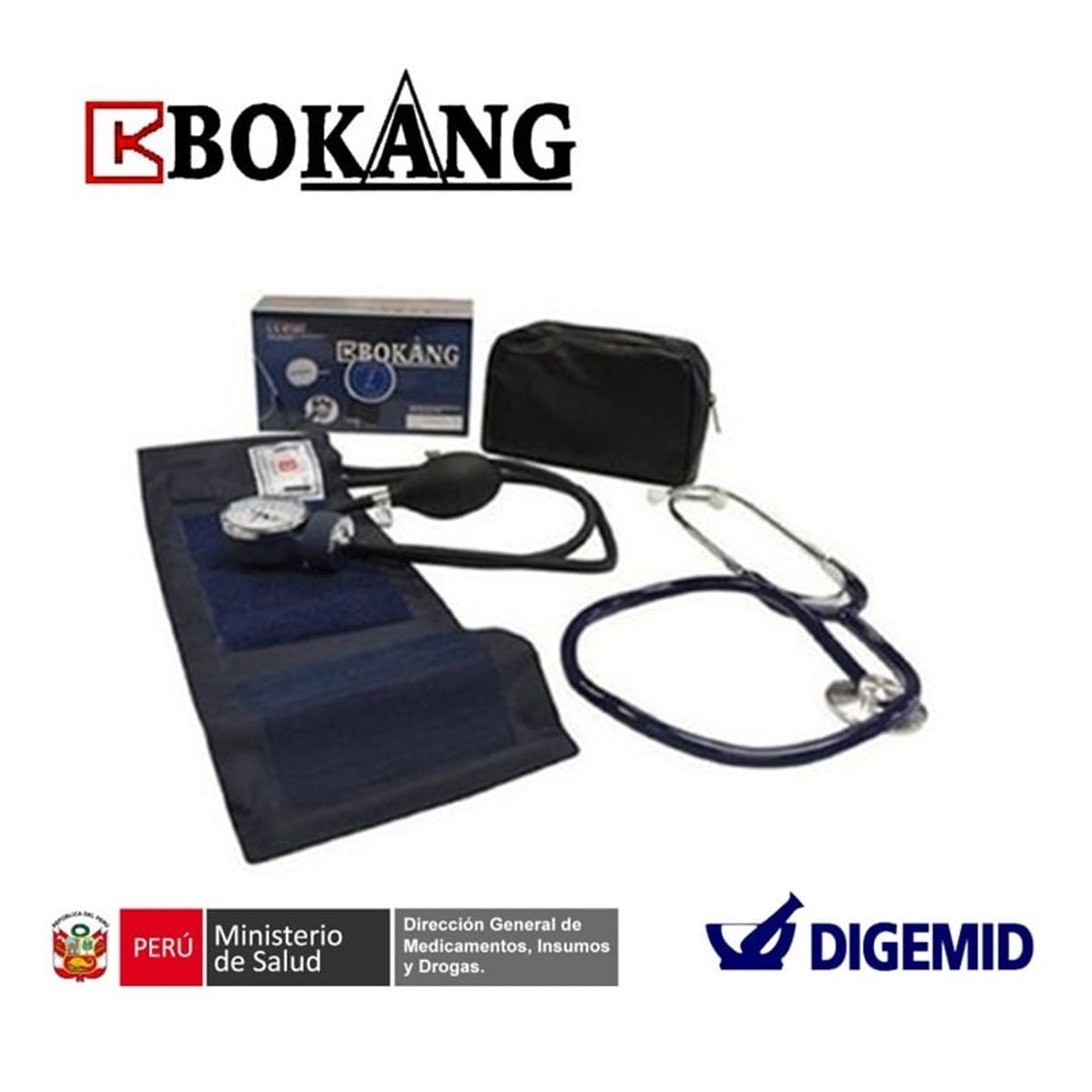 GENERICO - TENSIOMETRO MANUAL CON ESTETOSCOPIO BOKANG