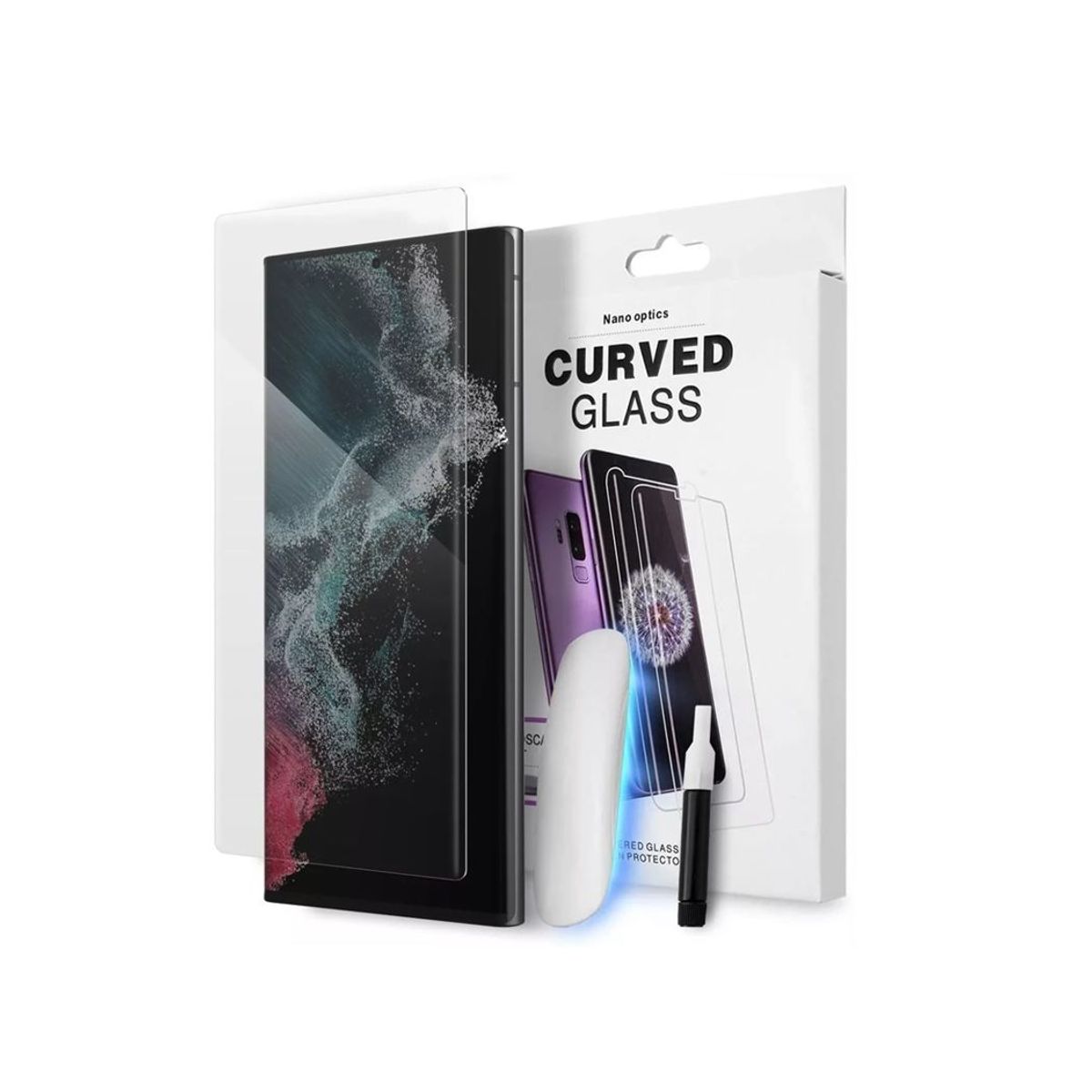 GENERICO - Vidrio Templado UV Samsung Galaxy S22 Ultra Transparente