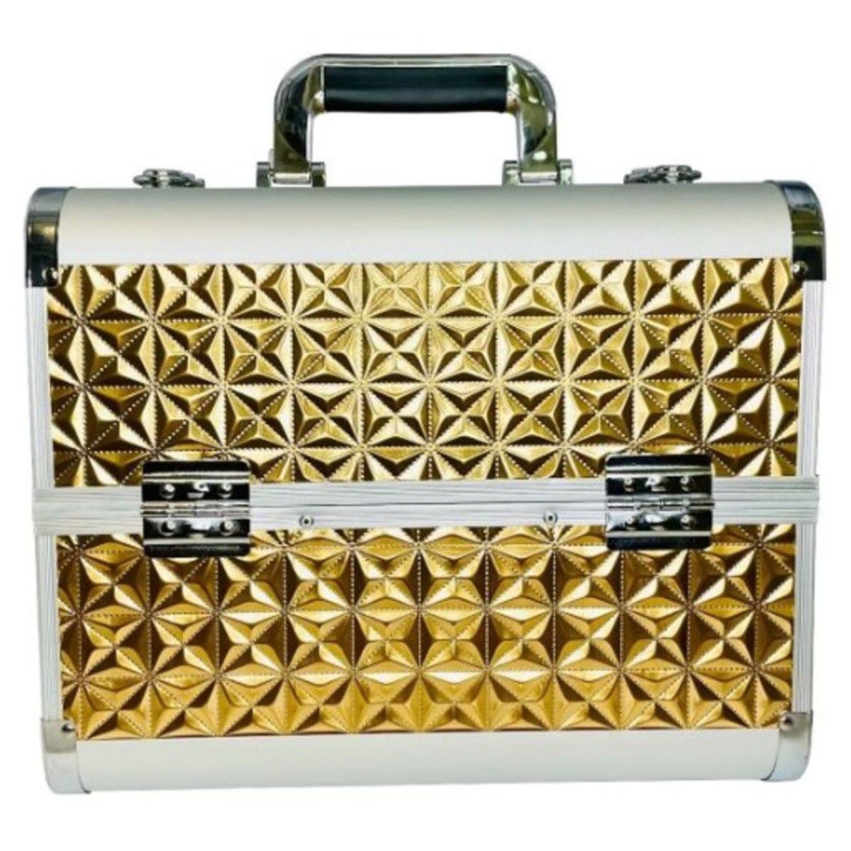 GENERICO - Maletín Organizador Maquillaje 4 bandejas GRANDE de Calidad