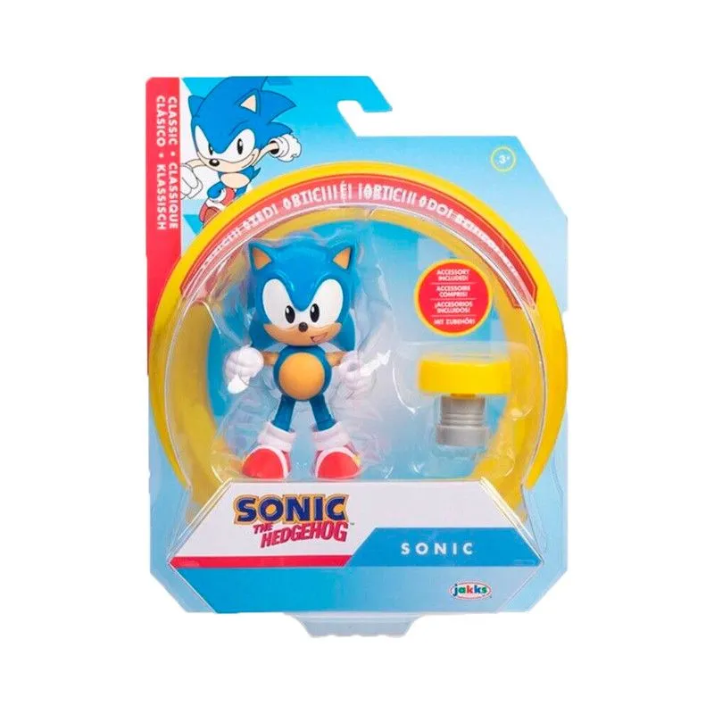 SONIC - Sonic The Hedgehog Wave 10 Figura de Sonic Clasico+Accesorio