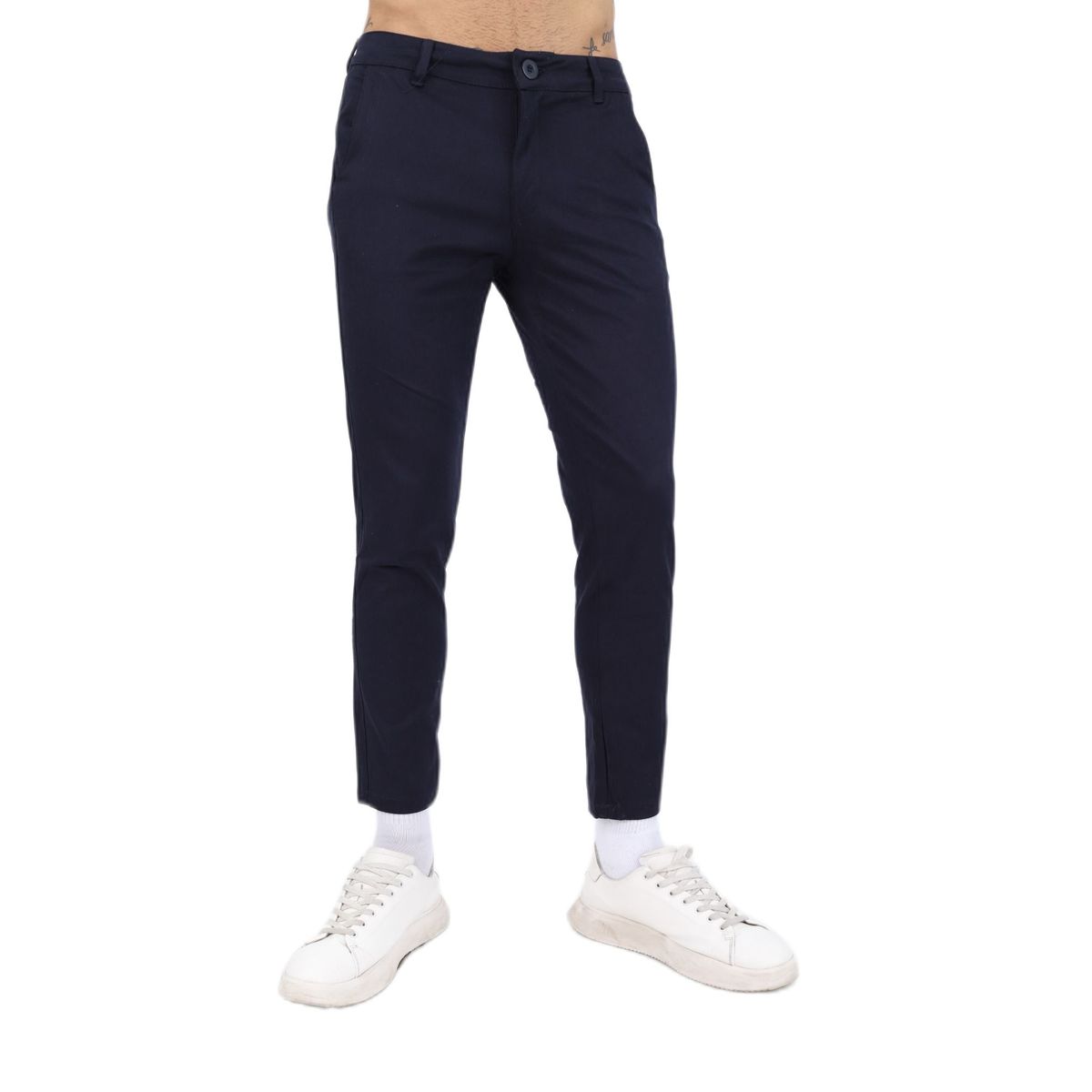 J JERAOUS - pantalón JERAOUS de drill strech Azul