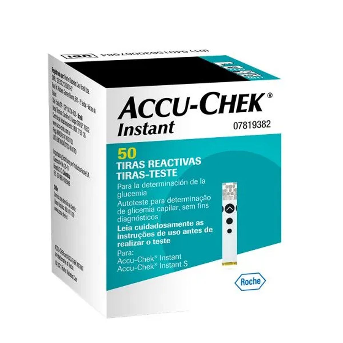 ACCU CHEK - Tiras Reactivas Accu-Check Instant 50 UND.