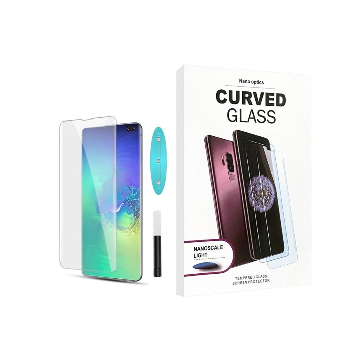 GENERICO - Vidrio Templado UV Samsung Galaxy S10 Plus Transparente