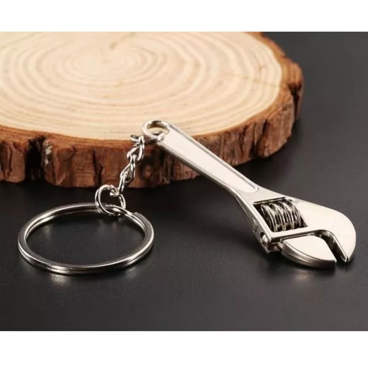 PRETUL - Llavero llave francesa acero inoxidable Pretul
