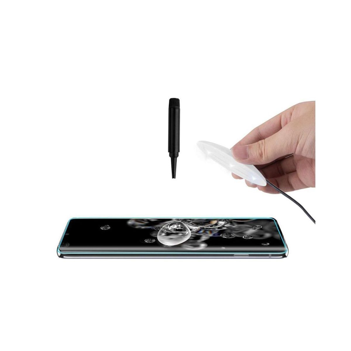 GENERICO - Vidrio Templado UV Samsung Galaxy S10 Transparente