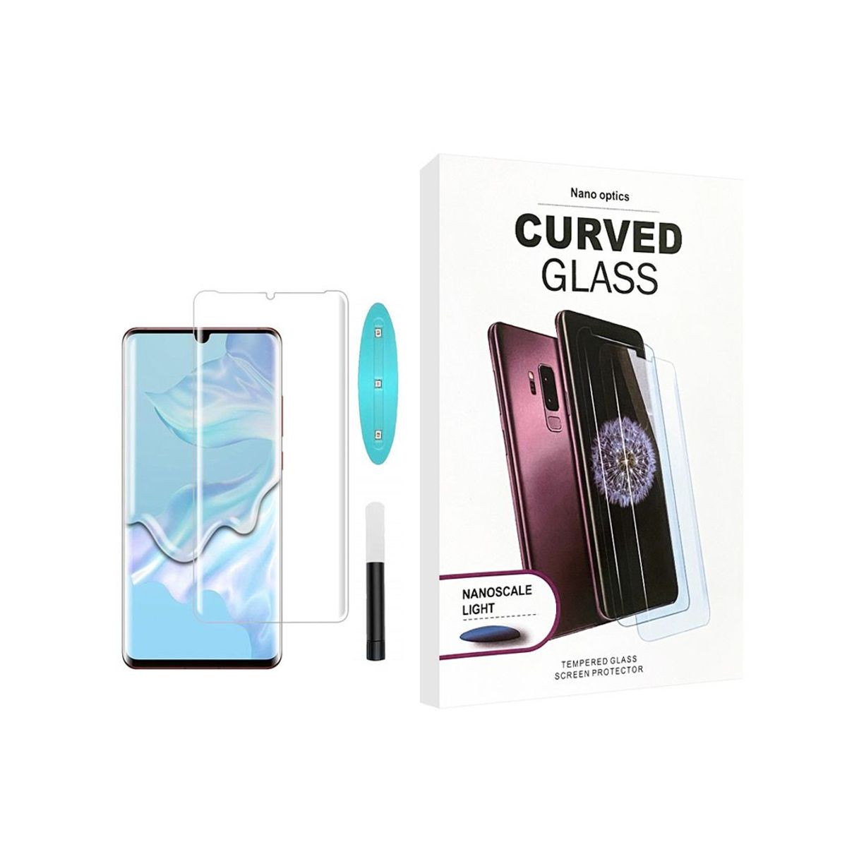 GENERICO - Vidrio Templado UV Huawei P30 Pro Transparente