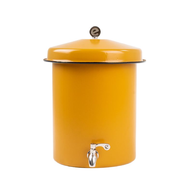 ECOFILTRO - Ecofiltro Filtro de Agua Acero Vitrificado Mini 5.5 L Amarillo
