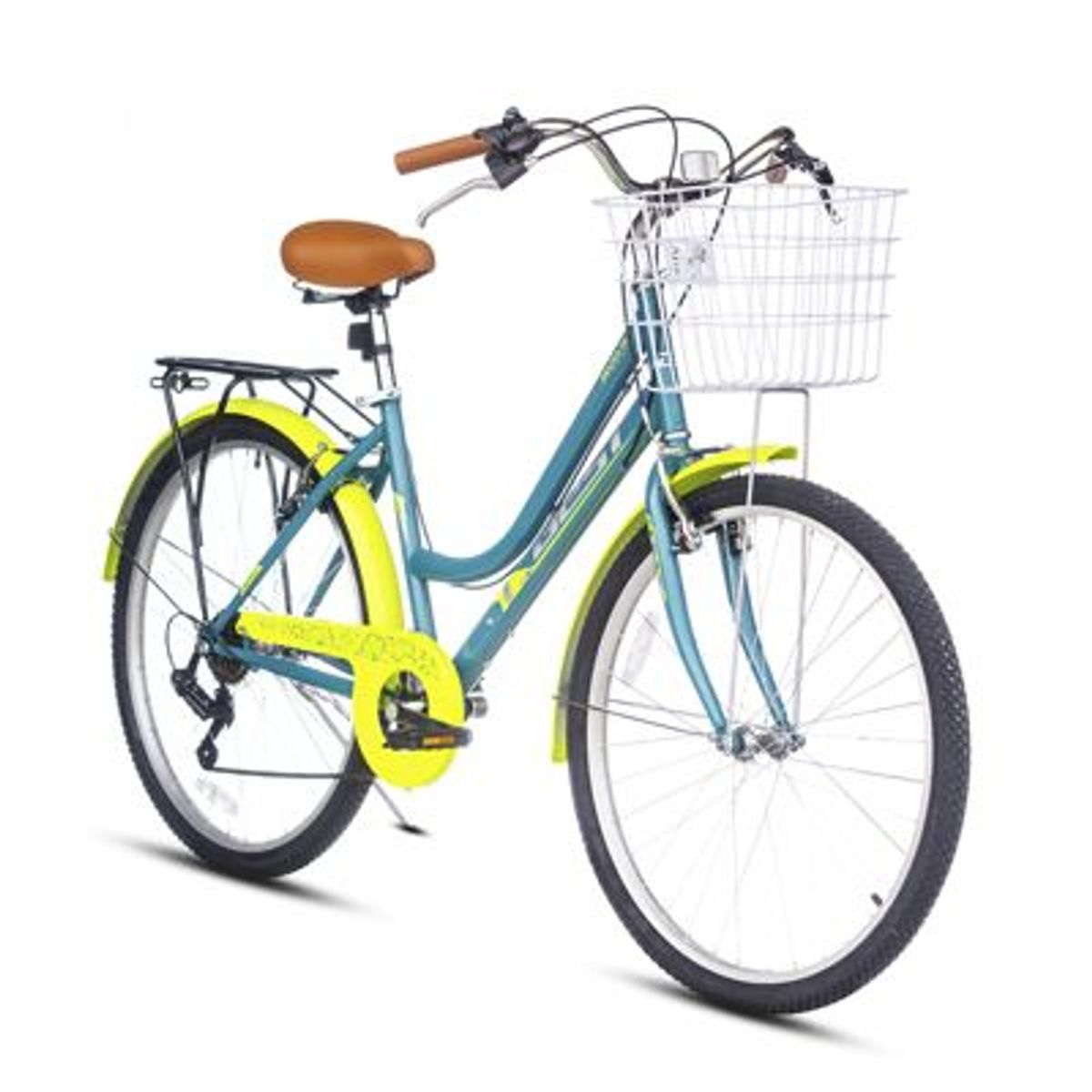 BEST - BICICLETA BEST DE PASEO BRANTA ARO 26 TALLA M VERDELIMON