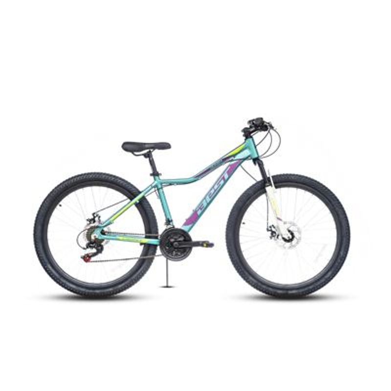 BEST - BICICLETA BEST DE DAMA CALANDRIA 27.5" TALLA (M) JADE/GUINDA